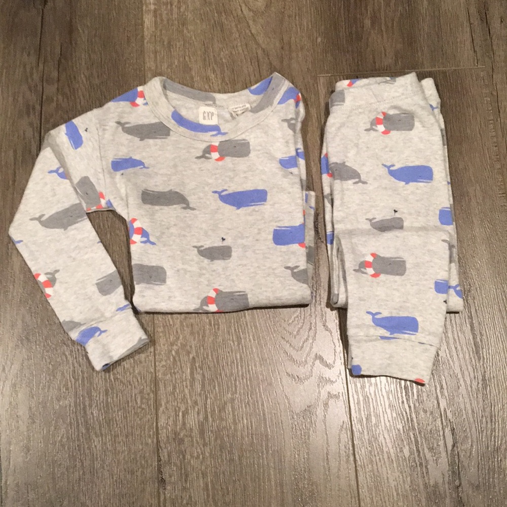 GAP Organic Whale PJ Set